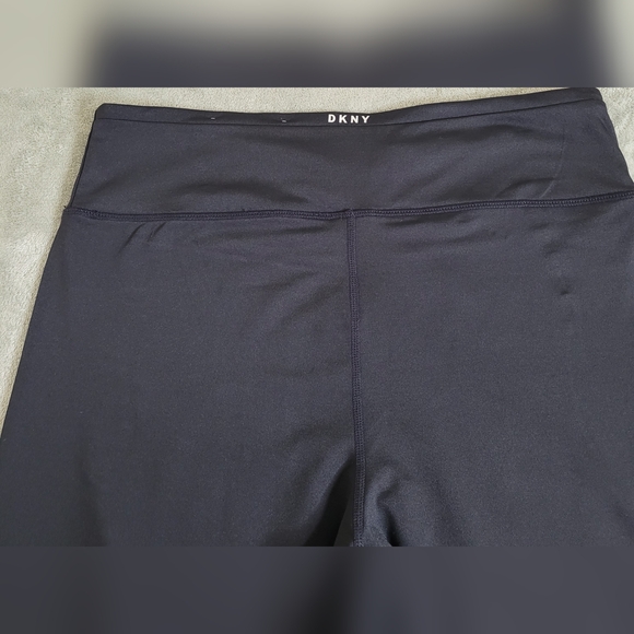 DKNY Sports Woman's High Waist Compressed Mesh Legging Black XL - Picture 4 of 14